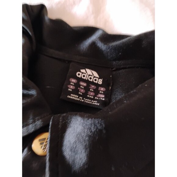 Adidas Warm Up Shirt Mens XL Snap Button Y2K - Picture 6 of 11